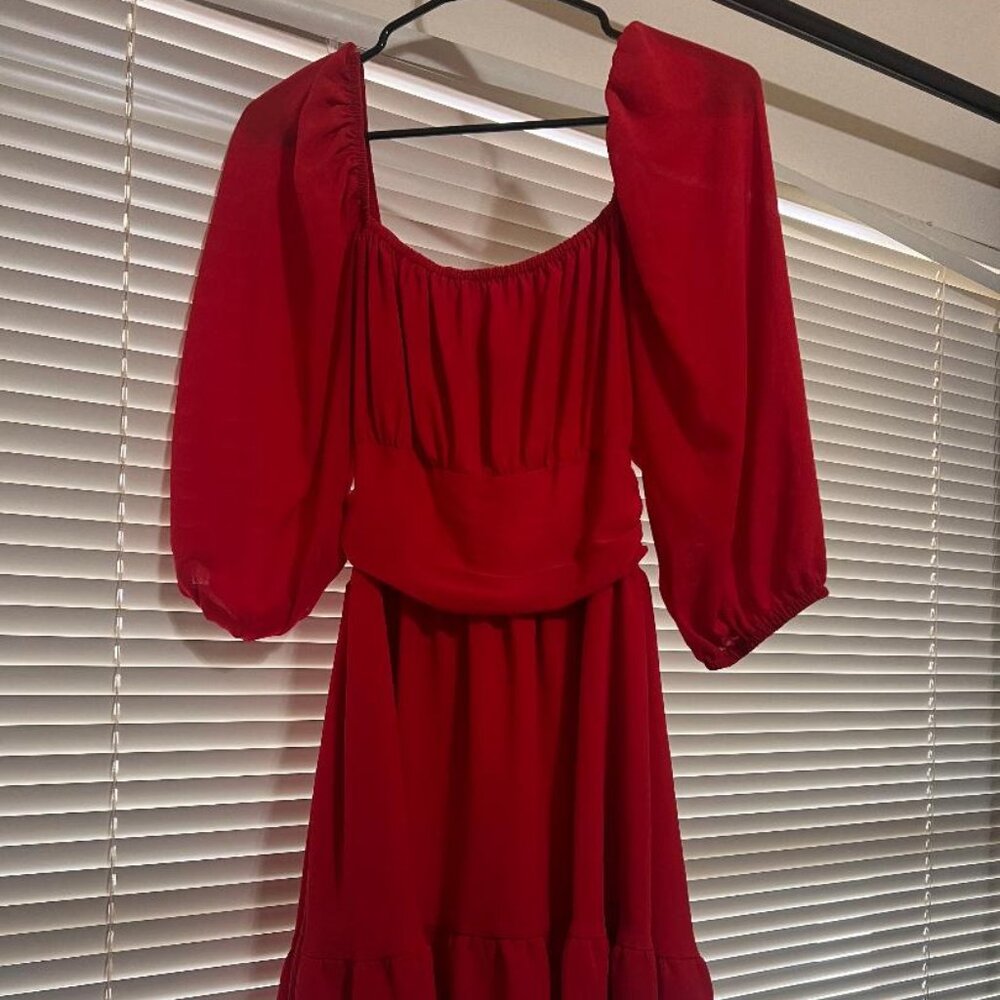 Red Bow Dress
